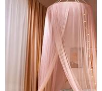 NOENNULL Auvent de Princesse avec Moustiquaire, Tente Cachée Suspendue pour Lit d'enfants, Décoration Intérieure élégante pour Coin de Jeu de Chambre à Coucher, Polyester (Tapez 4)