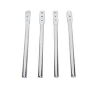 NOENNULL Bende de Fil à 3 Trous, Outil de Torsion de Fil de Clôture en Acier pour les Enjeux de Post T, 4pcs Bendeurs Multifonctionnels avec 3 Trous de Diamètre Différents, 6,8 Pouces de