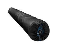 NOENNULL Black Oxford Tissu Pool Solar Reel Cover Windproofing Dust Rain Sun Sun Proof 192.9x37.8 Pouces pour la Protection des Piscines