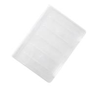 NOENNULL Boîte de classement transparente - Mallette de projet portable - Étanche à la poussière - Double boucle - Protection de documents - Organiseur pour bureau, école, bibliothèque
