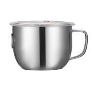 NOENNULL Bols à Mélanger en Acier Inoxydable, Bol à Riz et Nouilles avec Marmite à Soupe Multifonctionnelle pour Cuisinières à Induction, Cuisinières électriques