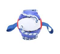 NOENNULL Boule de Jouet de Chien avec Corde, Boule à Mâcher Indestructible pour Mâcher Agressifs, Randonnée Interactive et Remorqueur de Guerre pour Le Jeu en Plein Air en Intérieur, (Bleu)