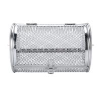 NOENNULL Cage de Gril Roulante, Panier de Gril Rotatif en Acier Inoxydable, Plus Sûr pour le Lave-vaisselle, pour Cacahuètes, Grains de café, Noix