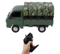 NOENNULL Camion télécommandé pour Enfants avec Effet Sonore et Lumineux pour Un Développement Passionnant du Temps de Jeu, Voiture RC à Double Porte pour Garçons et Filles, Plastique