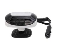 NOENNULL Chauffage de Voiture pour Véhicule pour L'hiver Dégivreur Portable pour une Conduite Hivernale en Toute sécurité, avec Chauffage Rapide, Prise dans L'allume-cigare, Système de (Blanche)