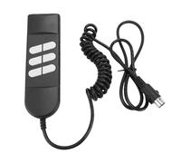 NOENNULL Contrôleur de Chaise Longue électrique, Télécommande à Interrupteur Manuel à 6 Boutons, Contrôleur de Chaise Longue à 5 Broches Noir de Remplacement pour élévatrice DC
