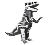 NOENNULL Costume Gonflable de Dinosaure pour Adultes, Vêtements D'halloween Légers au Design Unique pour Parcs et, Taille X118 en Polyester (X119)