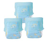 NOENNULL Couches de Bain pour bébé 3 Pièces, Couches de Bain Douces et Absorbantes pour Nourrissons, Réutilisables Lavables et Imperméables pour nouveau-né (L9-14kg)