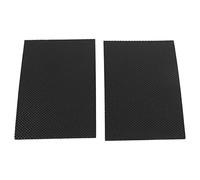 NOENNULL Coussinets en Caoutchouc Ovales Noirs, 2 Pièces, Antidérapants, Auto-adhésifs, Protection de Sol, Meubles, canapé, Table, Chaise, Coussinet de Pied EVA