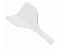 NOENNULL Couverture de Masque pour le Visage de Coiffure - Dyeing des Cheveux et Protecteur de Coupe - Garde Bang en Pulvérisation Réutilisable pour Salon, Coiffeur, Coiffure de Maison (Blanc