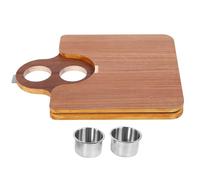 NOENNULL Dessus de Table de Bateau Pliant, Plateau de Table de Camping-Car en Bois Massif avec Finition Lisse, Dessus de de Bateau Amovible, Plateau de Ponton pour Po