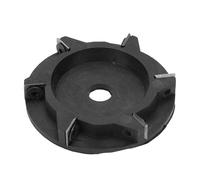 NOENNULL Disque de Sculpture sur Bois à 6 Dents, Disque de Sculpture en Caoutchouc et en Acier au Carbone, Meule de Façonnage pour le Travail du Bois, Disque de Meulage pour Meuleuse