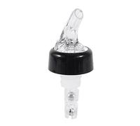 NOENNULL Doseur de 30 ml avec bec verseur pour bouteille d'alcool, distributeur de boisson en plastique à double fonction pour vin, whisky, cocktails, barman (blanc)