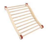 NOENNULL Dossier de sauna en bois antidérapant confortable en forme de S pour sauna