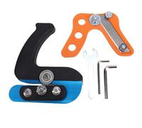 NOENNULL Double Décalage des Bords de Palier Cutter, Bords de Bandes avec Coupe en Forme de Couture en U Double Roulements Outil de Coupe à Main du Travail du Travail pour la Boîte PVC