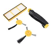 NOENNULL Ensemble de Remplacement de la Brosse Principale de Balayeuse, Facile à éliminer la saleté, Matériau ABS, ajusté pour Le Requin RV750 RV700 Sweeper, Comprend Une Brosse Latérale