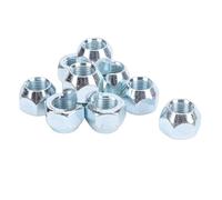NOENNULL Ensemble de Verrouillage D'écrous de Roue de Pneu, 10 Pièces, écrous de Roue, de à extrémité Ouverte Plaqués Zinc, de de Remorque 1/2-20 pour Goujons de