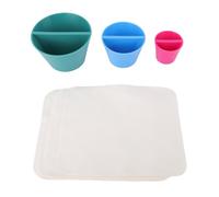 NOENNULL Ensemble D'outils de Poterie à Cône de Bord 3PCS, Shaper en Céramique imprimé 3D avec Plusieurs Tailles pour la, la Mise en Forme et la Fixation des Jantes, Comprend un Tissu