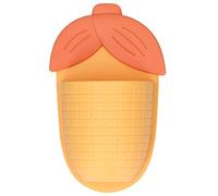 NOENNULL Étagère Murale, Jolie Boîte de Rangement Murale en Forme de Maïs avec Autocollant Non Marquant pour Coiffeuse de Salle de Bain (Jaune)