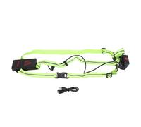 NOENNULL Feux de Course pour Coureurs, Feux de Circulation LED Haute visibilité, 3 Lumières Rechargeables par USB, Gilet Réfléchissant Réglable avec Lampe de Poitrine pour la Marche