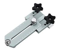 NOENNULL Gabarit de Guidage de Scie à Table, Gabarit de Coupe Mince étendu, de Guidage de Travail du Bois en Pouces Métriques en Alliage D'aluminium pour Fraise de Scie à Table, (Gris)