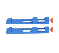 NOENNULL Guide de Base de Machine de Découpe Réglable, 2 Pièces, Porte-embout de Routeur ABS Réglable Portable, Scie Circulaire électrique, Pince de Position de Fraisage ABS, Outil de Travail du Bois