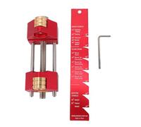 NOENNULL Guides D'affûtage Kit D'affûtage de Burins avec Pince Réglable, Système de Serrage, Jauge D'angle, Gabarit D'affûtage avec Jauge de Fixation D'angle de Roue à Rouleaux pour Kit