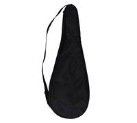 NOENNULL Housse de protection légère rembourrée pour raquette de squash avec bandoulière réglable (noir)
