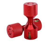 NOENNULL Jeu de 2 Broches à Deux Trous pour Bride en Alliage D'aluminium, Broches à 2 Trous avec Niveaux Intégrés, Goupille D'alignement de Bride de 1-1/8 Pouces pour L'ingénierie des