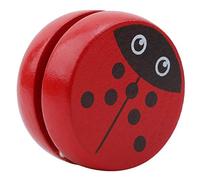 NOENNULL Jouet de Balle Yo-yo en Bois, Jouet - pour Enfants Débutants, Balles d'animaux de Dessin animé, Jouets de Développement de la Coordination pour Enfants, Fête d'anniversaire pour (Rouge)