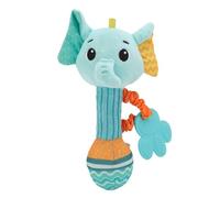 NOENNULL Jouet Moelleux en Peluche pour les Nourrissons, Jouet bébé Adhérent à la Main avec des Sons Apaisants, Stimulation Visuelle bébé Soft Shaker Shaker Apprentissage Sensoriel pour (Type 3)