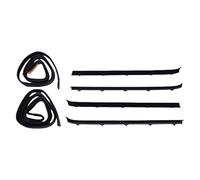 NOENNULL Kit de Coupe-froid pour Fenêtre de Porte Avant, 15569071, Moulure de Fenêtre de Porte Avant, Garniture en Feutre de Caoutchouc, Joint de Remplacement pour C1500 C2500 C3500