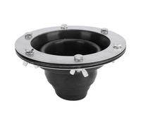 NOENNULL Kit de Cric de Poêle de Tente Résistant à la Chaleur, Installation Facile pour Tente Cloche, Yourtes, Cabines, Hangars en Acier Inoxydable de 6.3 Pouces de Diamètre (Noir)