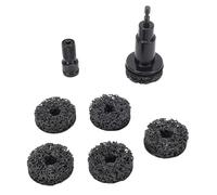 NOENNULL Kit de Resurfaçage de Moyeu de Roue, Outil de Nettoyage de Moyeu de Roue en Acier, Nettoyeur de Moyeu de Goujon de Roue, Outil d'entretien Automobile pour L'élimination Rapide