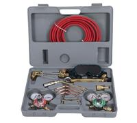 NOENNULL Kit de Torche en Acétylène à Oxygène, Torche de Coupe et Kit de Soudage, Soudeur de Torche D'Oxy à Oxy Portable pour le Chauffage Métallique Brazer L'oxygène et le Régulateur de