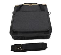 NOENNULL Le Sac de Rangement enregistré Contient 10 Disques, Boîtier de Transport Portable rembourré avec des Poignées pour 7/10/12 Pouces, Sac de Voyage Protecteur pour Collectionneurs