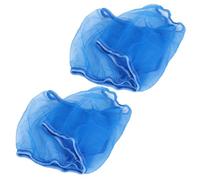 NOENNULL Lot de 2 housses de cage à oiseaux, attrape-graines extensibles, filet aéré, pour accessoires de cage pour perroquets et intérieur lumineux, matériau polyester (S)