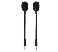 NOENNULL Lot de 2 Micros de Remplacement pour Casque de Jeu Filaire Kraken V3, Voix Claire, Réduction du Bruit, Micro USB Pliable avec Prise 3,5 Mm