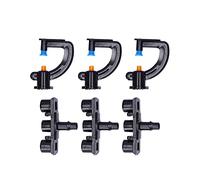 NOENNULL Lot de 20 Têtes D'arrosage Durables de Type G pour Serre de Jardin, Matériau ABS, Diamètre de Pulvérisation de 1,8 M, pour Serres, Jardins