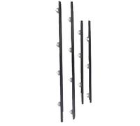 NOENNULL Lot de 4 Joints d'étanchéité en Caoutchouc pour Portes, Portes Extérieures et Fenêtres, Ensemble de Ceintures d'étanchéité 80821-50Y01, Garniture de Joint de Fenêtre en C