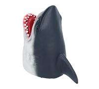 NOENNULL Marionnette à Main de Requin Réaliste pour Enfants, Jouet en Caoutchouc Souple pour Raconter des Histoires, Matériau Sûr, Excellent Cadeau pour Les Enfants, 6,4 X 5,1 X 3,3 Pouces