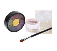 NOENNULL Mastic de Maquillage D'Halloween Réaliste en Poudre pour Fausses Cicatrices de Plaies pour Maquillage à Effets Spéciaux, Outil de de Costumes pour Fêtes à Thème, 10 G/0,4 Oz + 25 G/0,9 Oz