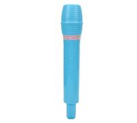 NOENNULL Microphone Toy Plastic Pretend Microphone Prop Simulater Speech Practice Mic for Cosplay Birthday Party Favors Costume Play (Bleu (Silicone))