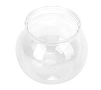 NOENNULL Mini Aquarium Transparent, Mini Poisson D'aquarium, Bol à Poissons en Plastique Résistant aux Chocs, pour Bibliothèque de Bureau (L)