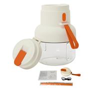 NOENNULL Mini Mixeur Portable de 850 Ml avec Lame en Acier Inoxydable, 40 W, 21 000 Tr/min, Rechargeable par USB, Mélangeur de Fruits Portable avec Paille pour, Shakes et Jus