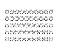 NOENNULL Mini Porte-Cartes de Table Rond, 50 Pièces, Présentoir de Cartes de Nom et de Numéros, Pince Photo en Métal pour Mariage (Noir)