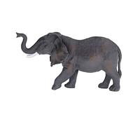 NOENNULL Modèle d'animal, Modèle D'éléphant de Simulation Réaliste et Exquis pour la capacité Cognitive des Enfants pour Cadeaux et Aides Pédagogiques, Plastique 8,7 X 4,7 Pouces, Décoration de