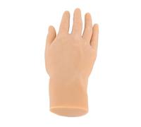 NOENNULL Modèle de Main Masculine en Silicone, Modèle de Main de Mannequin Masculin Réutilisable, Souple et Flexible pour Afficher L'exercice de Peinture de Bijoux (droite)