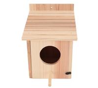 NOENNULL Nichoir D'extérieur en Bois avec Perchoir Debout pour Décoration Chauffante D'élevage