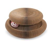 NOENNULL Organe Magique Griffoir pour Chat Grattoir pour Chat Katal Exercice Physique Mental Interactif pour Jouet pour D'intérieur (Planche à gratter Organ Cat, Grain de Bois foncé)